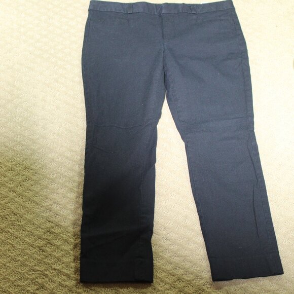 BANANA REPUBLIC Women's Sloan CURVY Fit Solid Black Dress Pants Size 8 - Picture 1 of 7